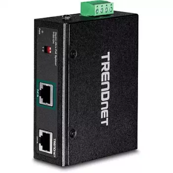 Netwerk-splitter Trendnet TI-SG104 zwart Power over Ethernet PoE