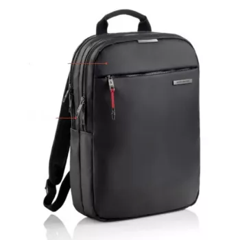 MIQUELRIUS City rugzak MR16982 – zwarte polyester dagrugzak