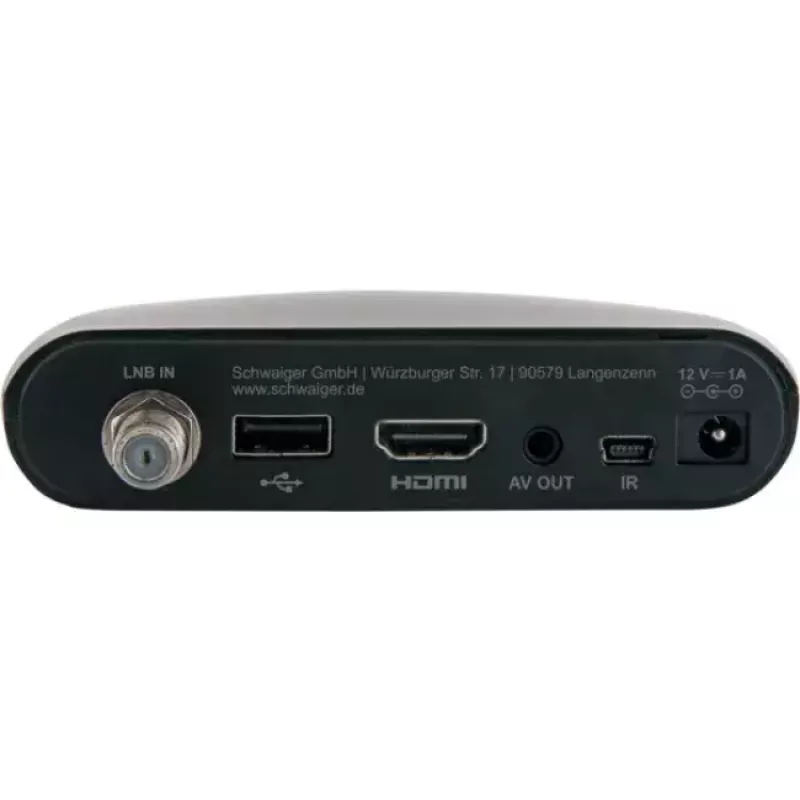 Set-topbox Schwaiger DSR400HD Satellite Full HD zwart