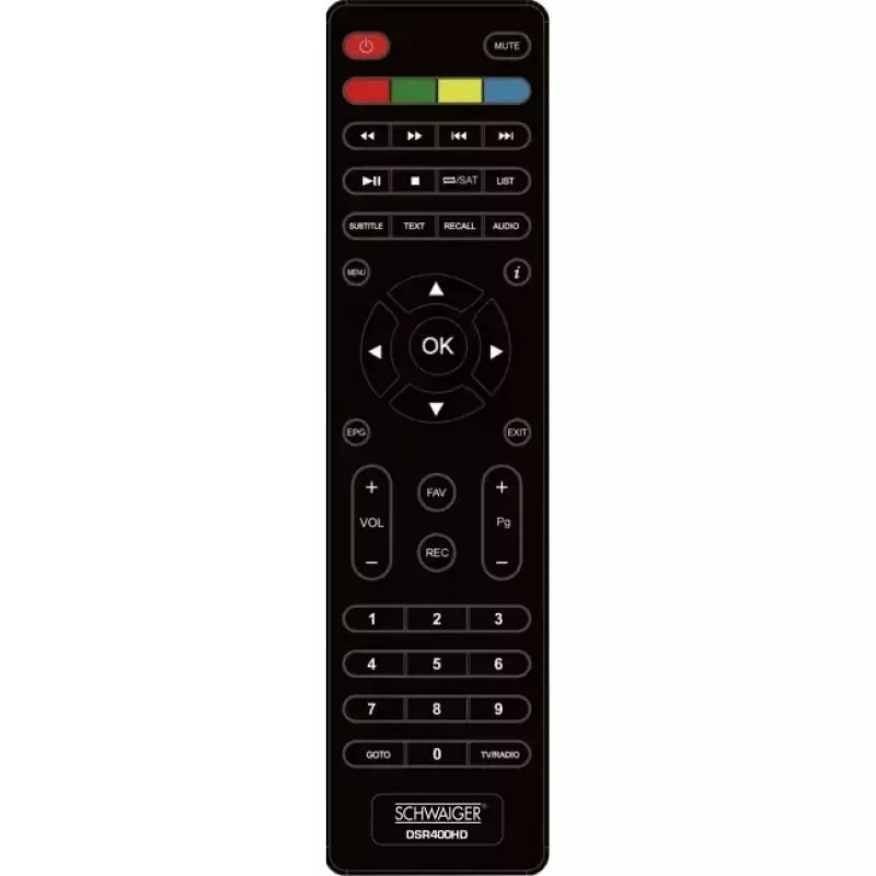Set-topbox Schwaiger DSR400HD Satellite Full HD zwart