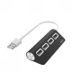 Hama USB-hub, 4 poorten, USB 2.0, 480 Mbit/s, zwart