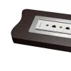 Kindermann 7449000023 6-voudig tafelaansluitframe met facet, geanodiseerd aluminium