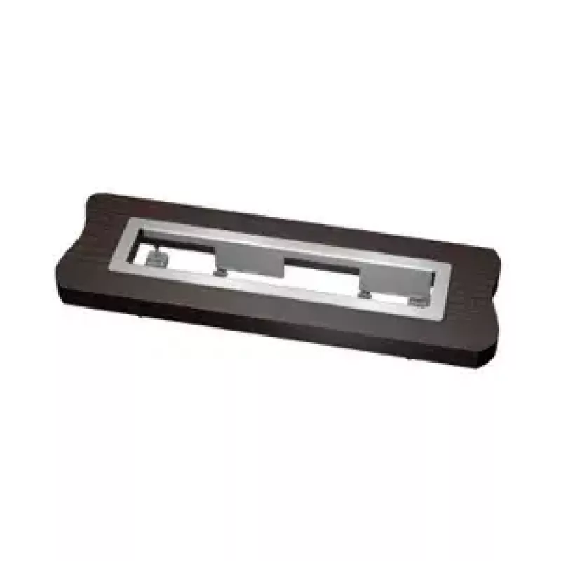Kindermann 7449000023 6-voudig tafelaansluitframe met facet, geanodiseerd aluminium