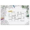 Bureaubladonderlegger Sigel HO580, papieroppervlak, zwart/wit, 595×410 mm, 3 mm