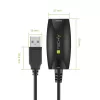 Techly SuperSpeed USB3.0 actieve verlengkabel 5m zwart ICUR3050