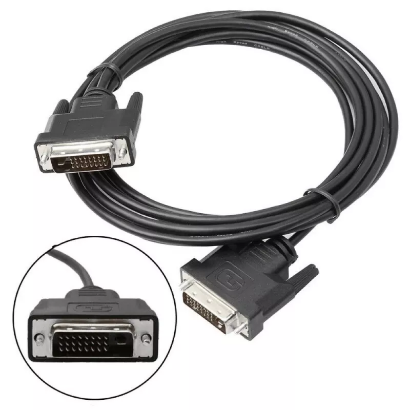 Techly monitorkabel DVI digital M/M Dual Link 0,5 m (DVI-D) ICOC DVI-8105