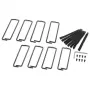 APC NetShelter kabelmanagement, verticaal kabelmanagement, ringen, voor NetShelter 750mm en 800mm brede behuizingen, set van 8, 76 x 19 x 203 mm