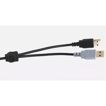 Toetsenbord Logickeyboard LKB-CBASE-A2PC-DE universeel USB QWERTZ Duits zwart