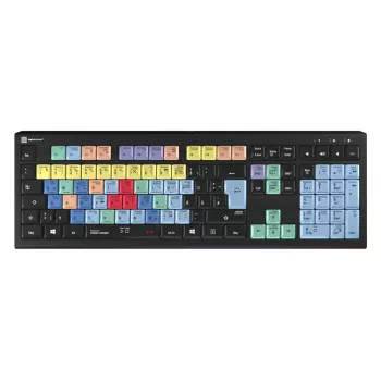 Toetsenbord Logickeyboard LKB-CBASE-A2PC-DE universeel USB QWERTZ Duits zwart