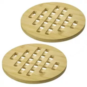 Ronde placemats 2 stk. Westmark Tapas + Friends bamboe 200mm