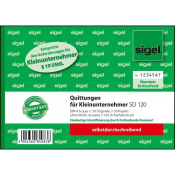 Bedrijfsformulier Sigel SD120