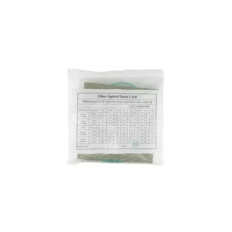 Glasvezelkabel BlueOptics CBL-MPO12-4LC-OM3-1M-BO MPO 4x LC/LC 1m