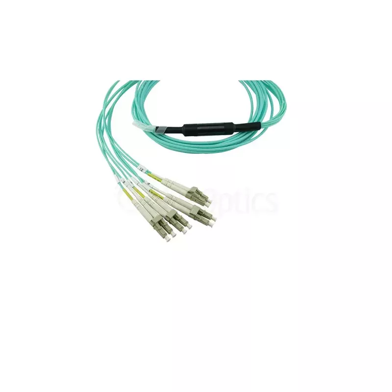 Glasvezelkabel BlueOptics CBL-MPO12-4LC-OM3-1M-BO MPO 4x LC/LC 1m
