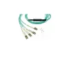 Glasvezelkabel BlueOptics CBL-MPO12-4LC-OM3-1M-BO MPO 4x LC/LC 1m