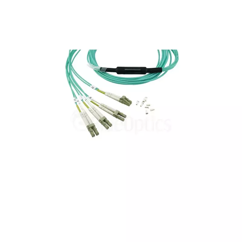 Glasvezelkabel BlueOptics CBL-MPO12-4LC-OM3-1M-BO MPO 4x LC/LC 1m