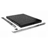 Equip uitschuifbare plank 19', 1U, 800MM, zwart