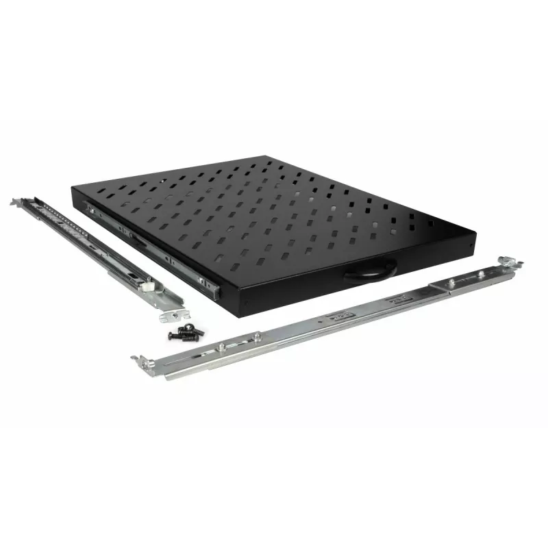 Equip uitschuifbare plank 19', 1U, 800MM, zwart