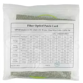 MPO-4xLC singlemode-patchkabel BlueOptics CBL-MPO12-4LC-SMF-2M 2m G.657.A1