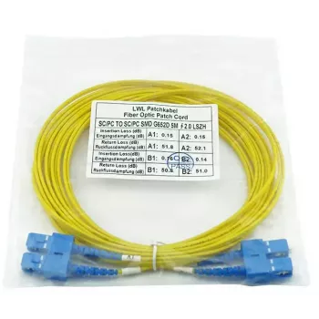 BlueOptics SFP3232BU1MK InfiniBand glasvezelkabel 1 m SC geel