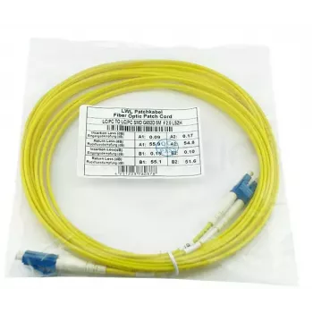 Glasvezelkabel BlueOptics SFP3131BU0.5MK 0,5 m LC OS2 9 µm