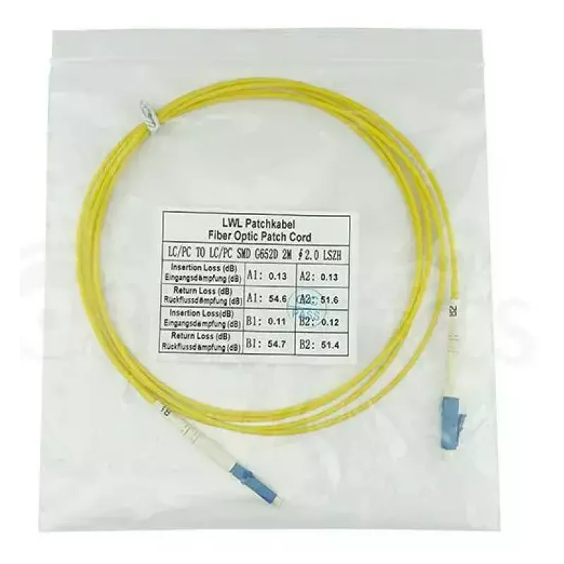 Glasvezelkabel BlueOptics SFP2121BU0.5MK 0,5 m LC OS2 9 µm