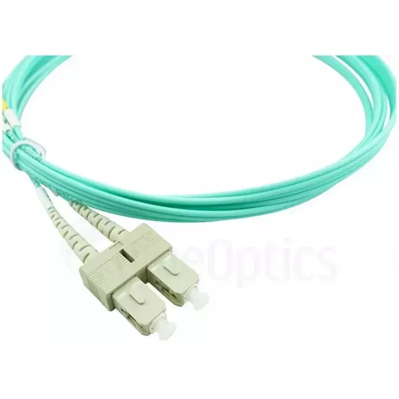 BlueOptics LC-SC multimode OM3 duplex glasvezel patchkabel, LC-UPC/SC-UPC, 1 m, beige (compatibel met Corning 055702K512000001M)