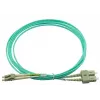 BlueOptics LC-SC multimode OM3 duplex glasvezel patchkabel, LC-UPC/SC-UPC, 1 m, beige (compatibel met Corning 055702K512000001M)