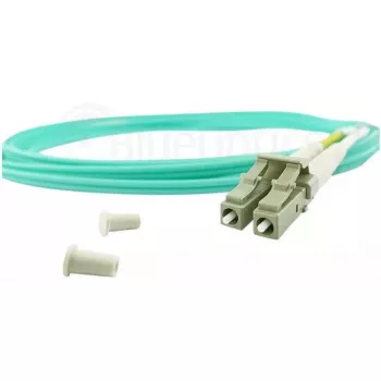 BlueOptics LC-SC multimode OM3 duplex glasvezel patchkabel, LC-UPC/SC-UPC, 1 m, beige (compatibel met Corning 055702K512000001M)