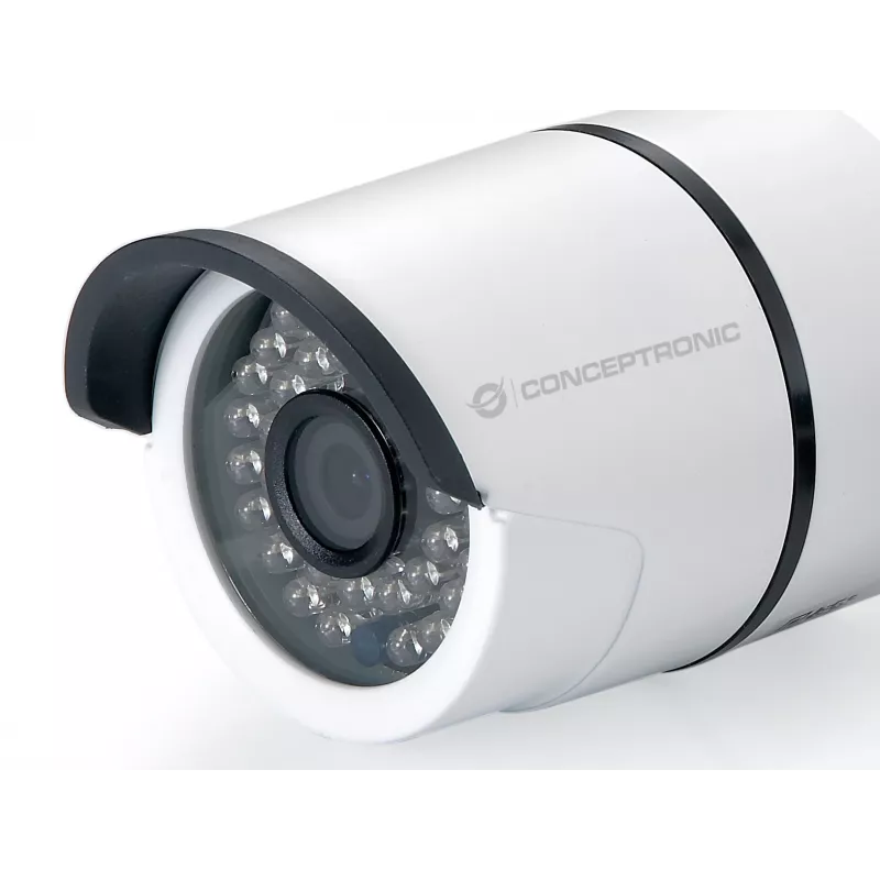 Conceptronic JARETH HD draadloze cloud IP-camera, buiten, IP-bewakingscamera, buiten, bedraad & draadloos, extern, plafond/muur, wit
