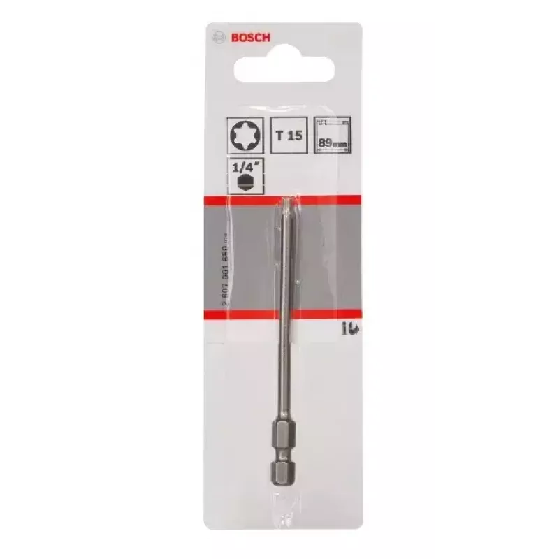 Schroevendraaierbit Bosch 2607001650 T15 extra hard 89 mm