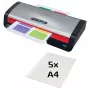 GBC 250 Office A4-lamineerapparaat, 24 cm, hetelamineerapparaat, 500 mm/min, 0,5 mm, A4, 100 µm