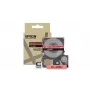 Etikettenband Epson LK-4RBJ zwart rood thermotransfer 1,2 cm