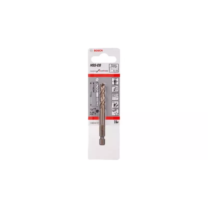 Pilot boortjes Bosch HSS-Co 2608584677
