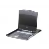ATEN CL1000N CH 19-inch single rail LCD-console, 1U, Zwitserse indeling, PS/2/USB