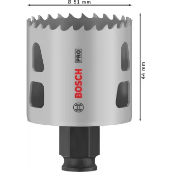 Bosch PRO Multi Material PC Plus 44/51 mm enkelvoudige gatenzaag