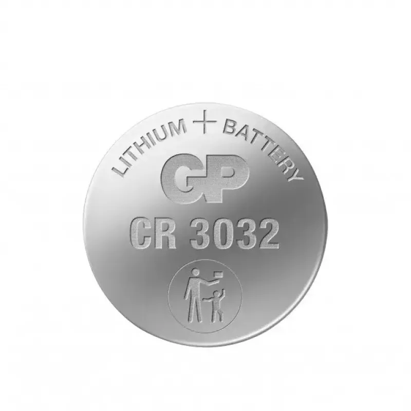 Eenmalige batterij GP Batteries CR3032 lithium-mangaan dioxide 3,5 mm hoogte 3 cm diameter