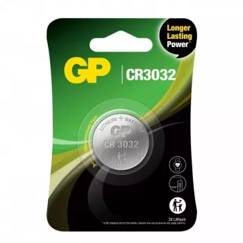 Eenmalige batterij GP Batteries CR3032 lithium-mangaan dioxide 3,5 mm hoogte 3 cm diameter