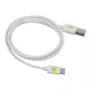 Techly ICOC MUSB20-CMAM10TW USB-kabel USB 2.0 1 m USB A USB C wit