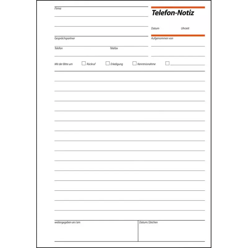 Bedrijfsformulier Sigel TN515 A5 50 blad wit