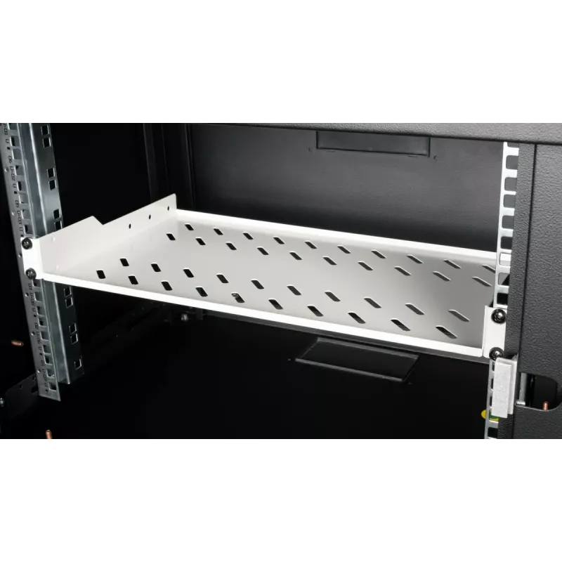 Rack-plank Equip Fixed Shelf 19' 1U 400MM grijs