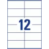 Zelfklevend etiket rechthoek Avery L7875-20
