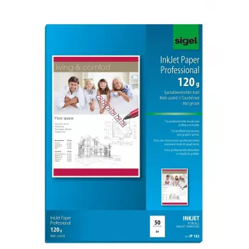 Printerpapier A4 Sigel IP182 mat 50 vel wit