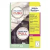 Avery raamsticker Avery L9003-10 zelfklevend wit A4 10 stuks