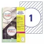Avery raamsticker Avery L9003-10 zelfklevend wit A4 10 stuks