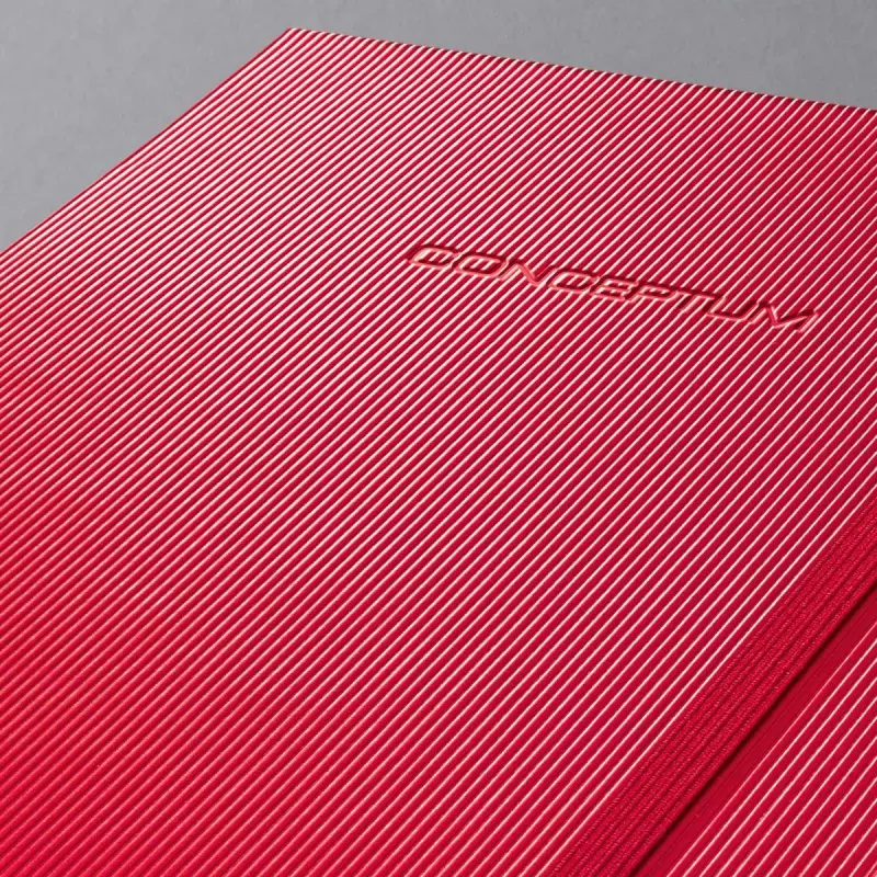 Schrijfnotitieboek Sigel CONCEPTUM A4 194 blad rood