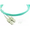 BlueOptics LC-SC multimode OM3 duplex glasvezel patchkabel, LC-UPC/SC-UPC, 2 m, beige (compatibel met Corning 055702K512000002M)
