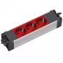 Overspanningsbeveiliging Bachmann 906.306 3 AC-uitgangen 250 V zwart grijs rood