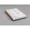Schrijfnotitieboek Sigel JN600 A5 120 vel zwart roze wit
