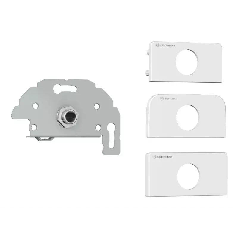 Contactdoos Kindermann 7456000417 6,35 mm grijs wit