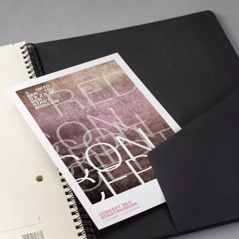 Schrijfboek Sigel CONCEPTUM A5 160 vel zwart